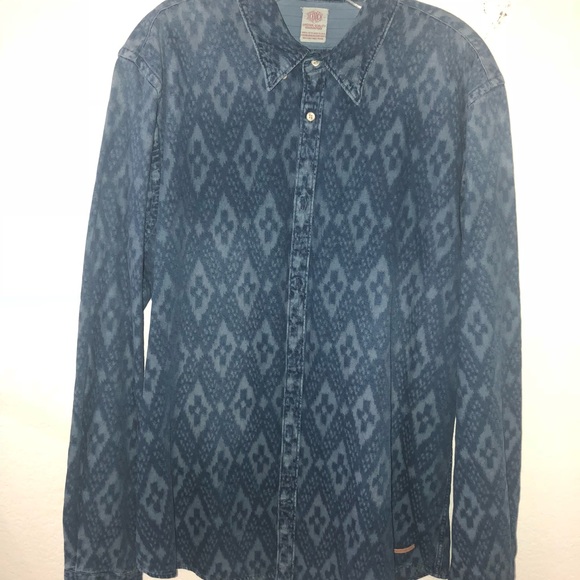 Scotch and Soda Men’s Button Down Shirt - Picture 2 of 6